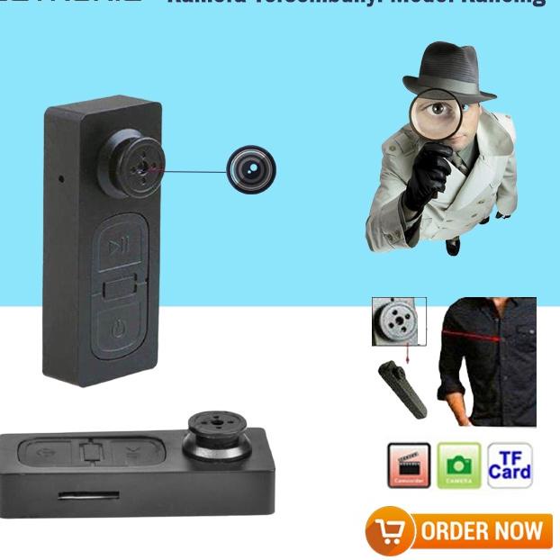 COD KAMERA KANCING BAJU - SPY CAMERA KANCING - HD 