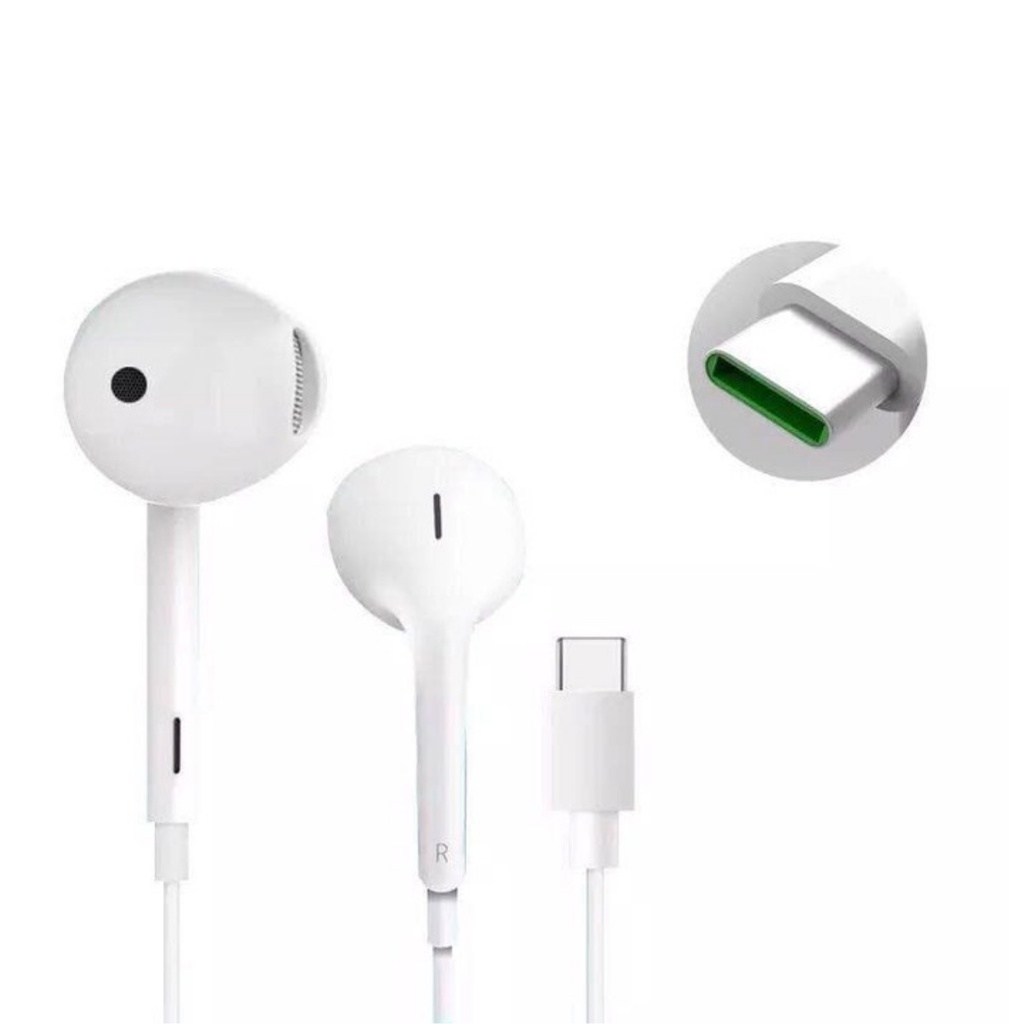 Headset Oppo Type C FIND X ORIGINAL Earphone Stereo Bass