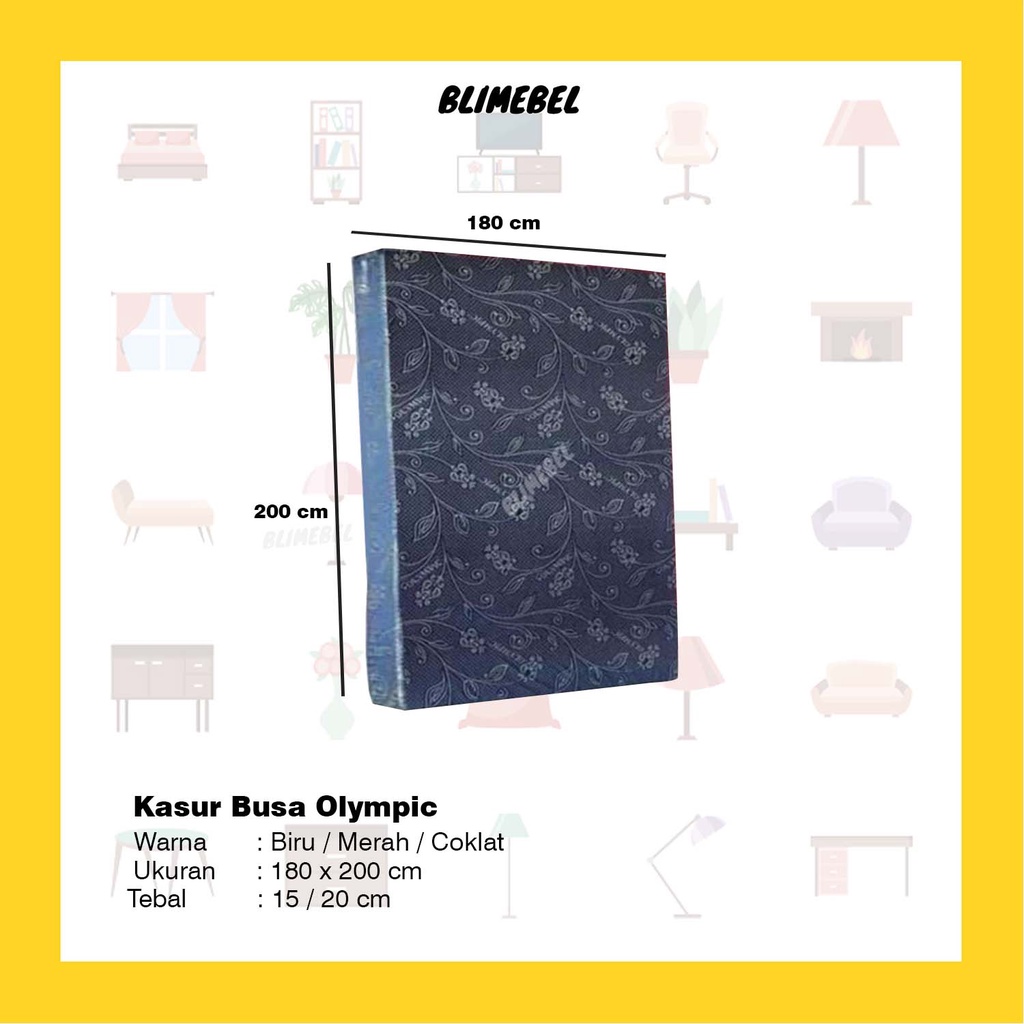 Kasur Busa Olympic / Kasur Busa Foam Uk 180x200 cm