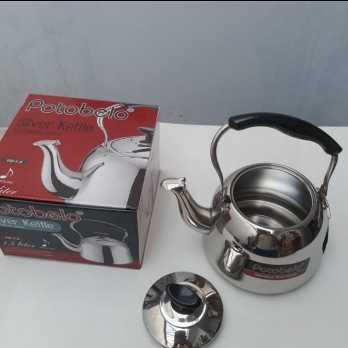 Potobelo Teko Siul Yd1,5 Kettle Stainless Steel Ketel Siul 1,5Liter #Original