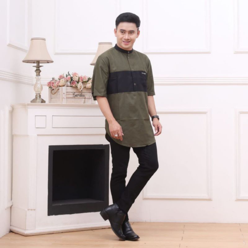 Ready Stok Koko Kurta Pakistan Lengan Pendek Bahan Catton Rami