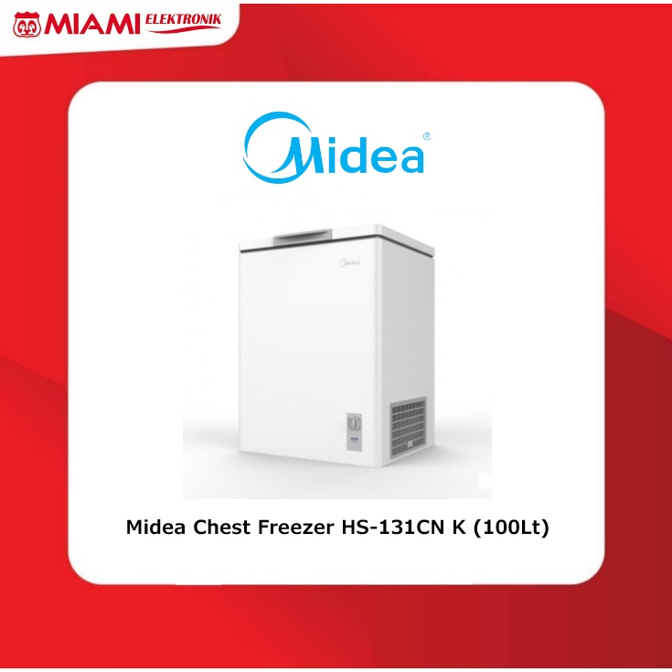 Chest Freezer Midea HS-131CNK / HS131CNK Freezer Midea 100 Liter Freezer Box Midea