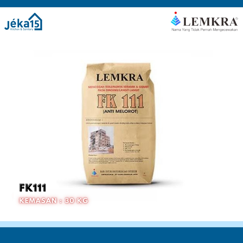 SEMEN LEMKRA | SEMEN PEREKAT KERAMIK DINDING | SEMEN ANTI BOCOR | 30KG