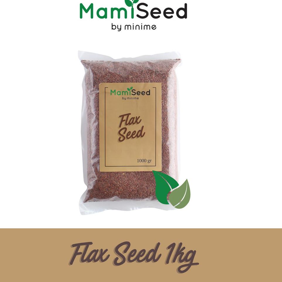 

➧ MAMISEED Flax Seed 1kg - Biji Rami Flaxseed ➦