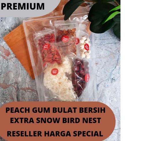 

◊ Paket Peach Gum Dessert 450gr TERMURAH!! Bahan PREMIUM 11 Varian ✭