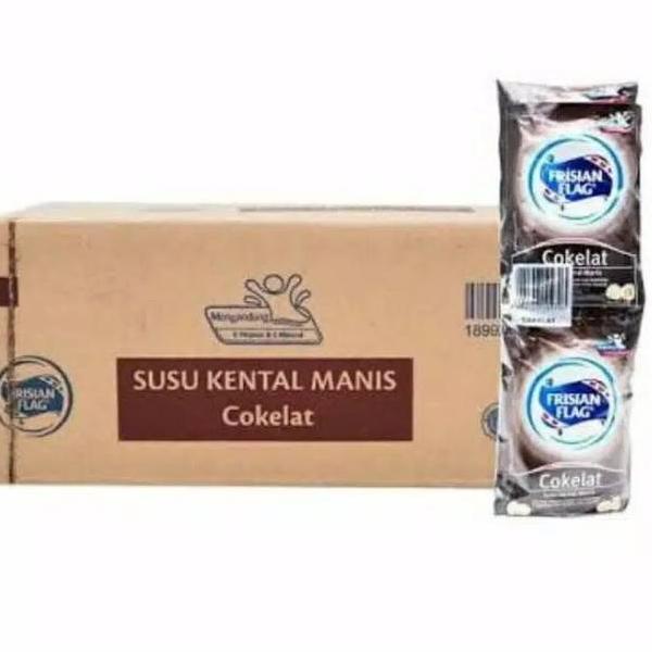 

❃ Susu Sachet Bendera Frisian Flag Coklat 1 karton ֍