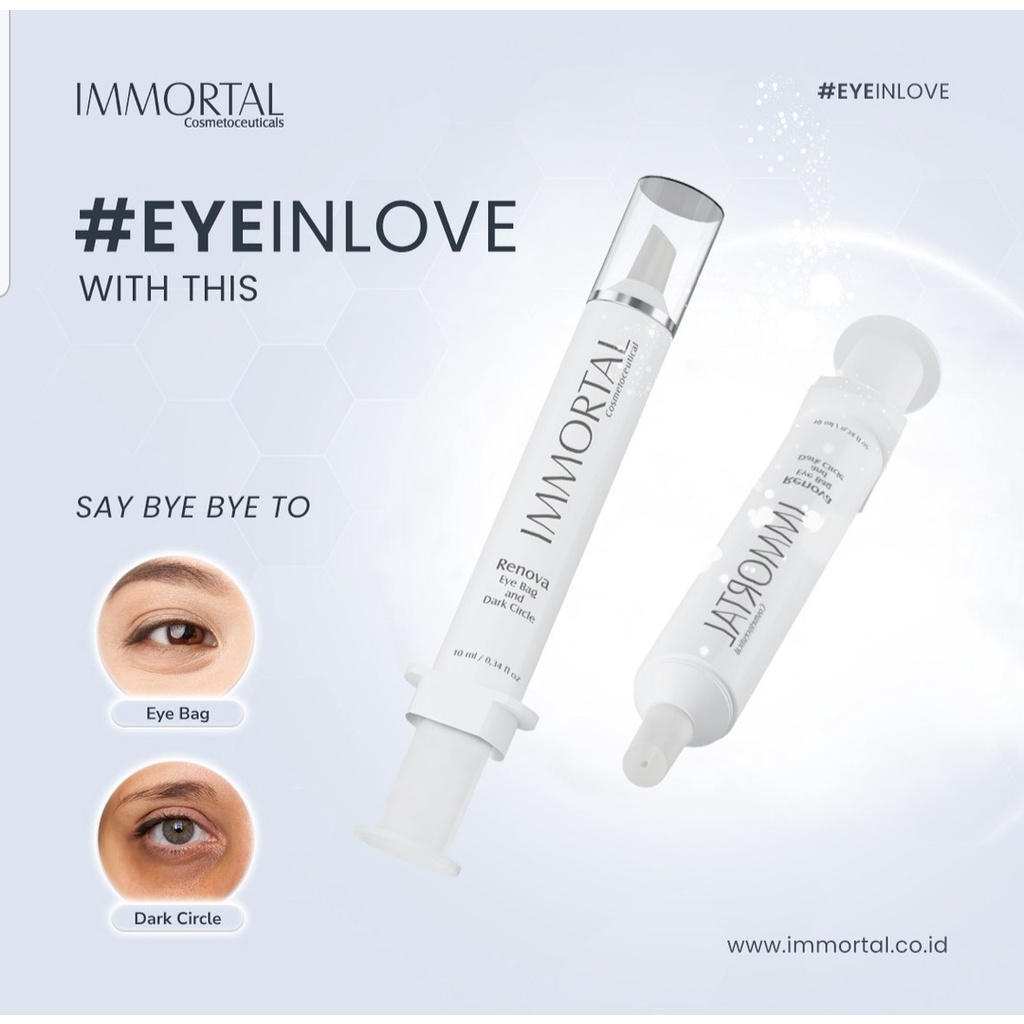 Immortal Renova Eye Bag &amp; Dark Circle/Serum Kantong Mata dan Mata Panda