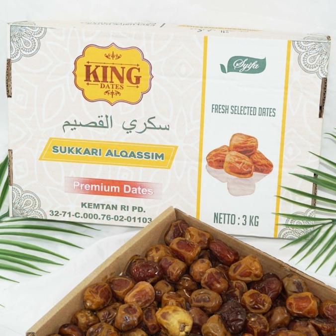 

KURMA SUKARI KING DATES SUKKARI ALQASSIM 3KG - KURMA SUKARI EL09I09A82L