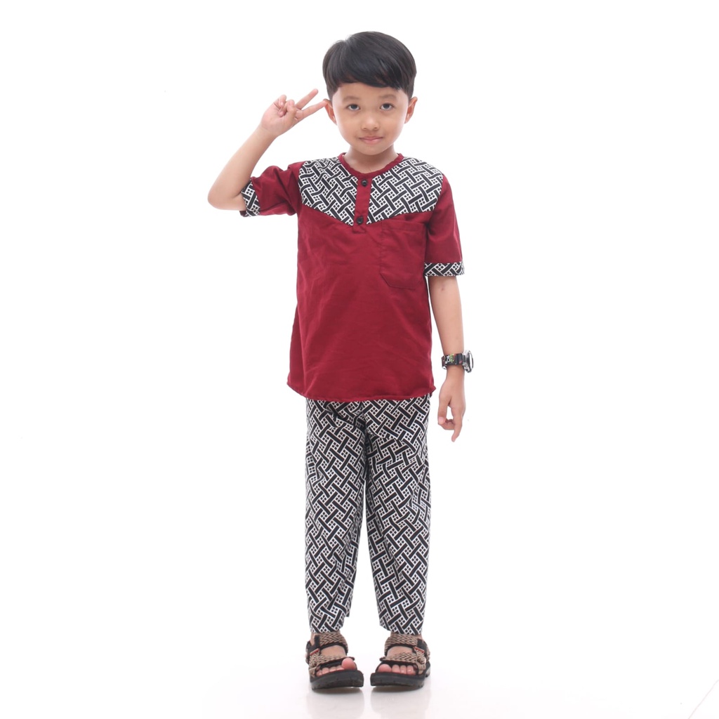 BAJU KOKO ANAK LAKI-LAKI/SETELAN BAJU SETELAN KOKO ANAK LAKI-LAKI UMUR 3-8 TAHUN