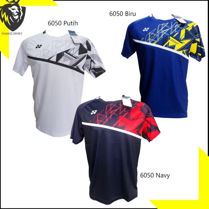 Baju Badminton Yonex Import 6050 Kaos Badminton Yonex Grade Ori