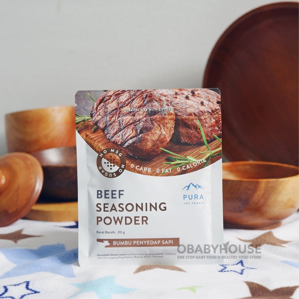 Pura SACHET Seasoning Beef Himalayan Salt 20 gr