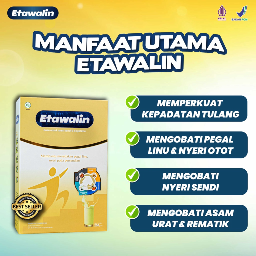 Etawalin Paket 5 Box - Atasi Nyeri Sendi Asam Urat Original