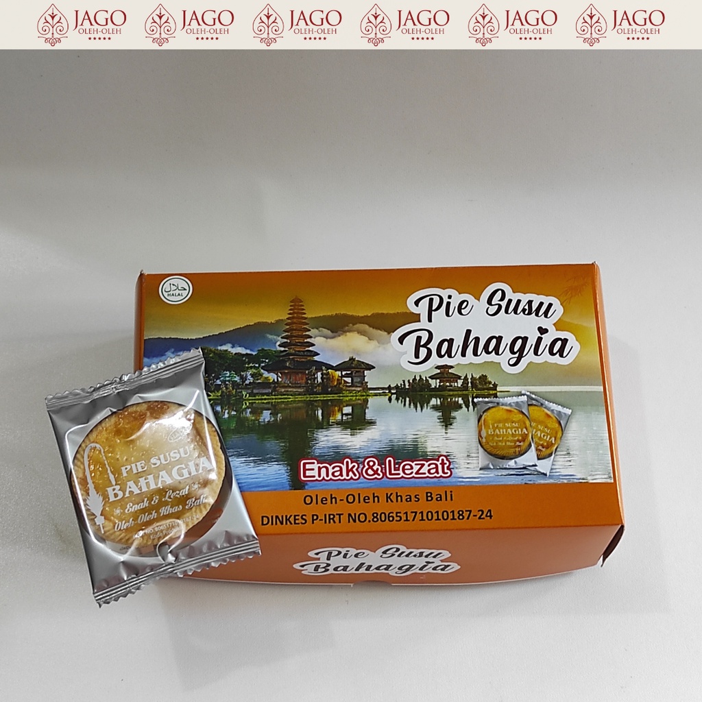 Pie Susu Bahagia Original Susu isi 25pcs - Pie Asli Bali