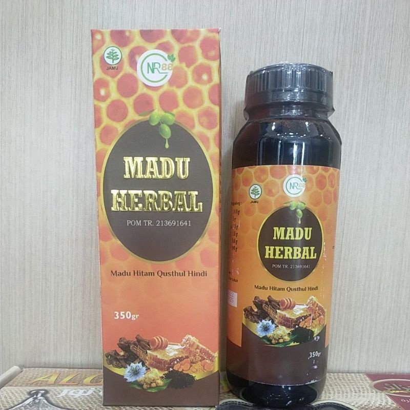 

Madu Herbal - Madu Hitam Qusthul Hindi NR88 350gr