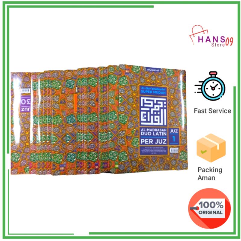 Al Quran Qosbah Madrasah Duo Latin Per Juz B5