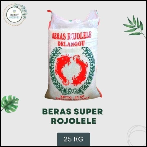 

BERAS SUPER ROJOLELE DELANGGU 25 KG MURAH !