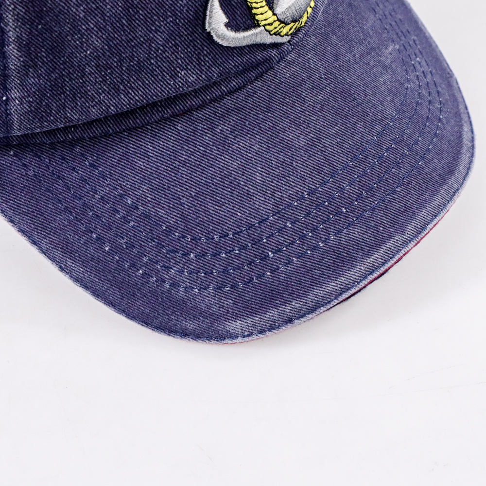 HATLANDER Topi Baseball Cap Hat 3D Embroidery - SBC56 - Navy Blue
