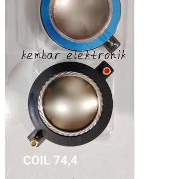 ℮ SPUL SPULL  TWITER 74.4 MM 74,4 RECONE KIT SPOL SPOLL TWETER ★