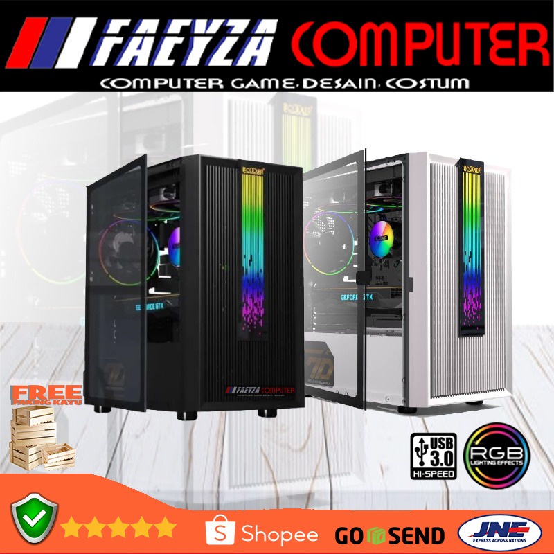 PC GAMING INTEL CORE I5 750 RAM 8GB HDD 500GB VGA GT 1030 2GB DDR5