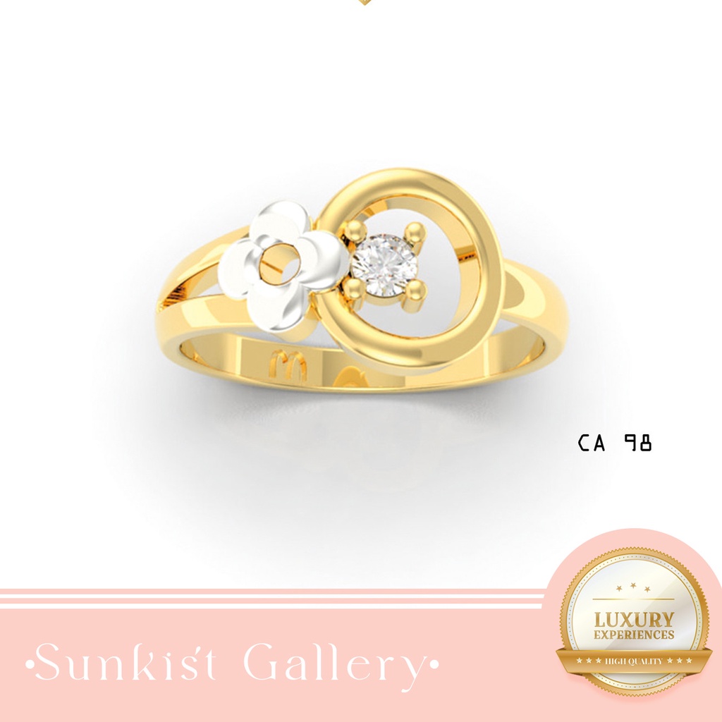 CINCIN EMAS ASLI ANAK ANAK CINCIN MEWAH ANAK EMAS KADAR 300 /6 KARAT DAN KADAR 375/ 8 KARAT CINCIN A
