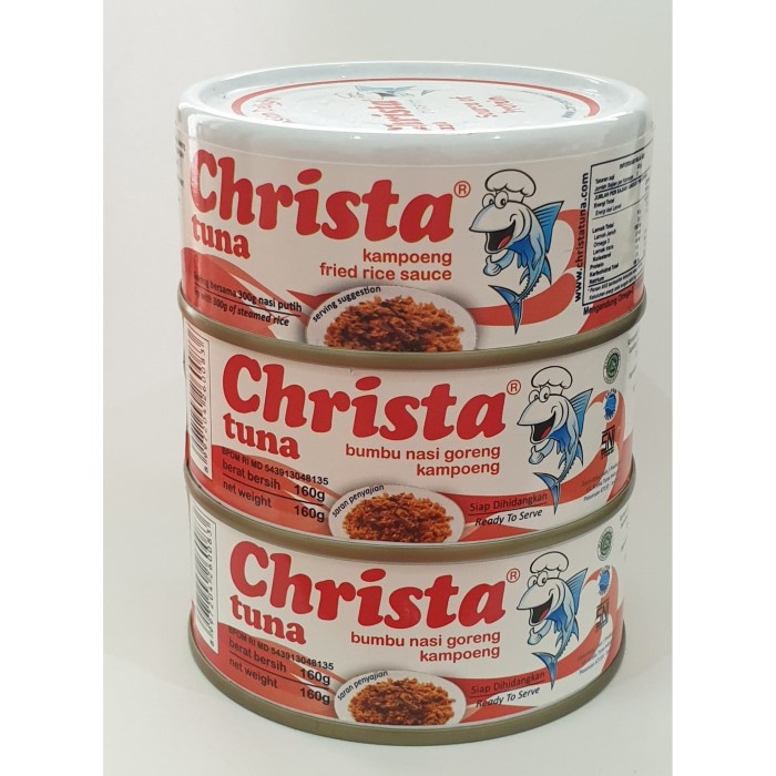 

PAKET ISI 3 CHRISTA TUNA - TUNA NASI GORENG KAMPUNG DALAM KALENG