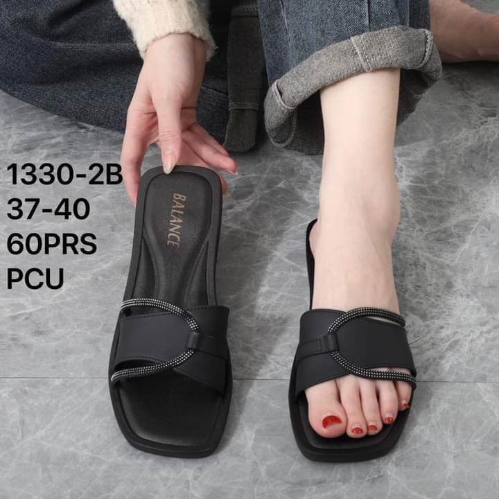 Sandal Jelly Balance 956 21A Slop Polos Baru 100% Original Sendal Wanita Impor Lentur Ringan Lembut