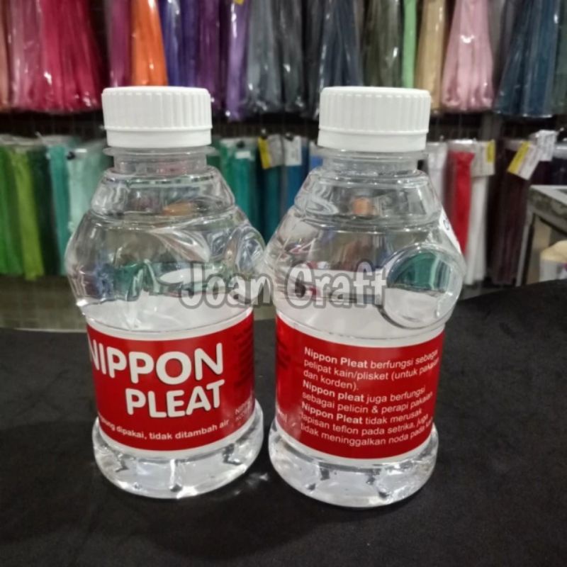 Obat Plisket Nippon Pleat 250 ml Obat Rok Plisket Cairan Plisket Jilbab tingger obat plipat kain