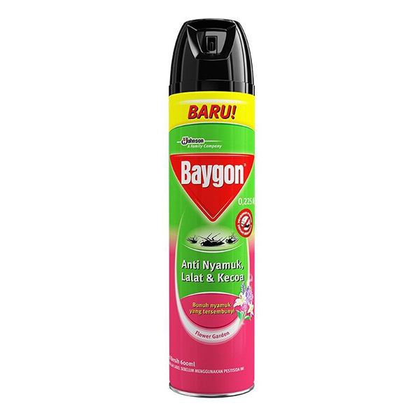 Promo Harga Baygon Insektisida Spray Flower Garden 600 ml - Shopee