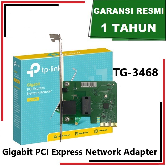 TP-LINK TG3468 Gigabit PCI Express Network Adapter tplink TG-3468