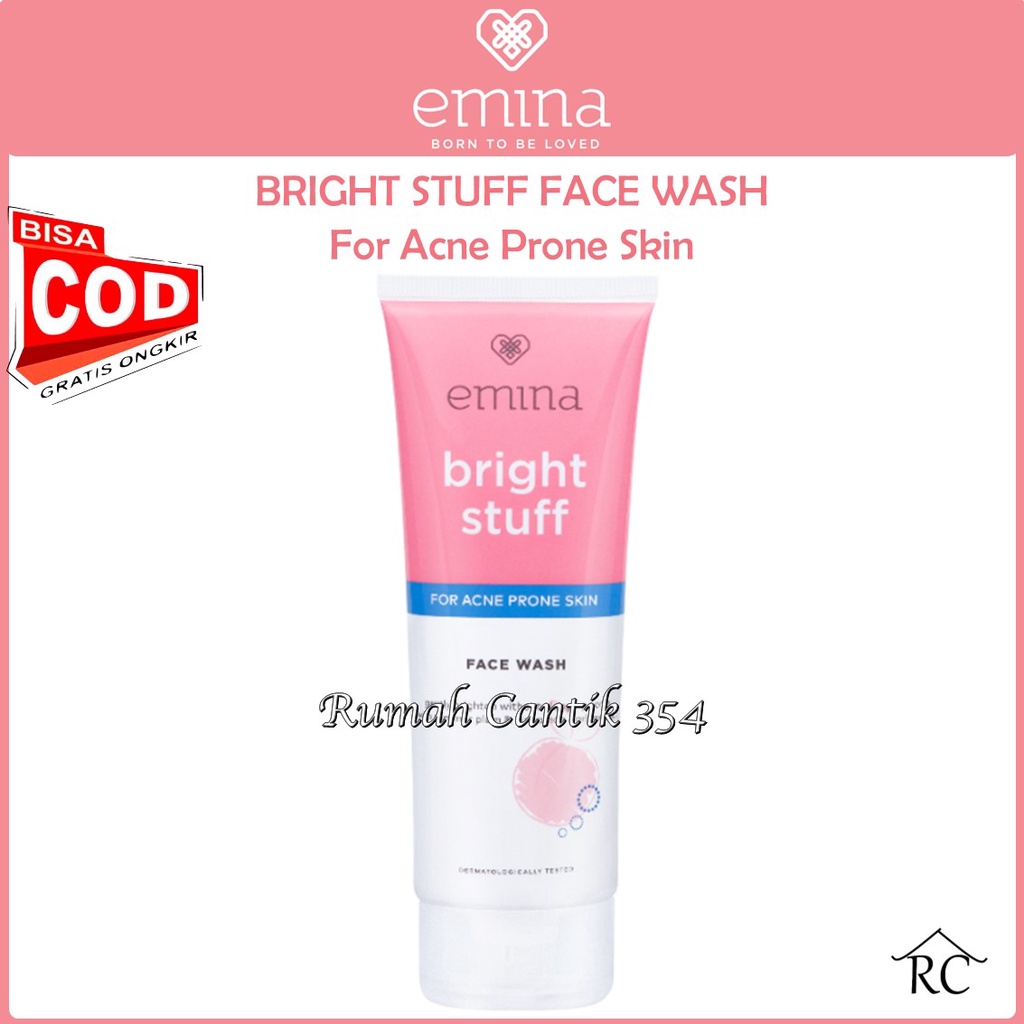 EMINA Bright Stuff for Acne Prone Skin Face Wash 100ml RUMAH CANTIK