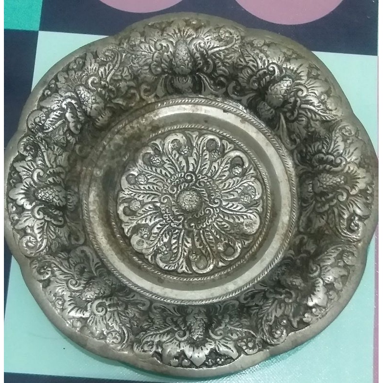 Piring perunggu  kuno temuan natural 100%