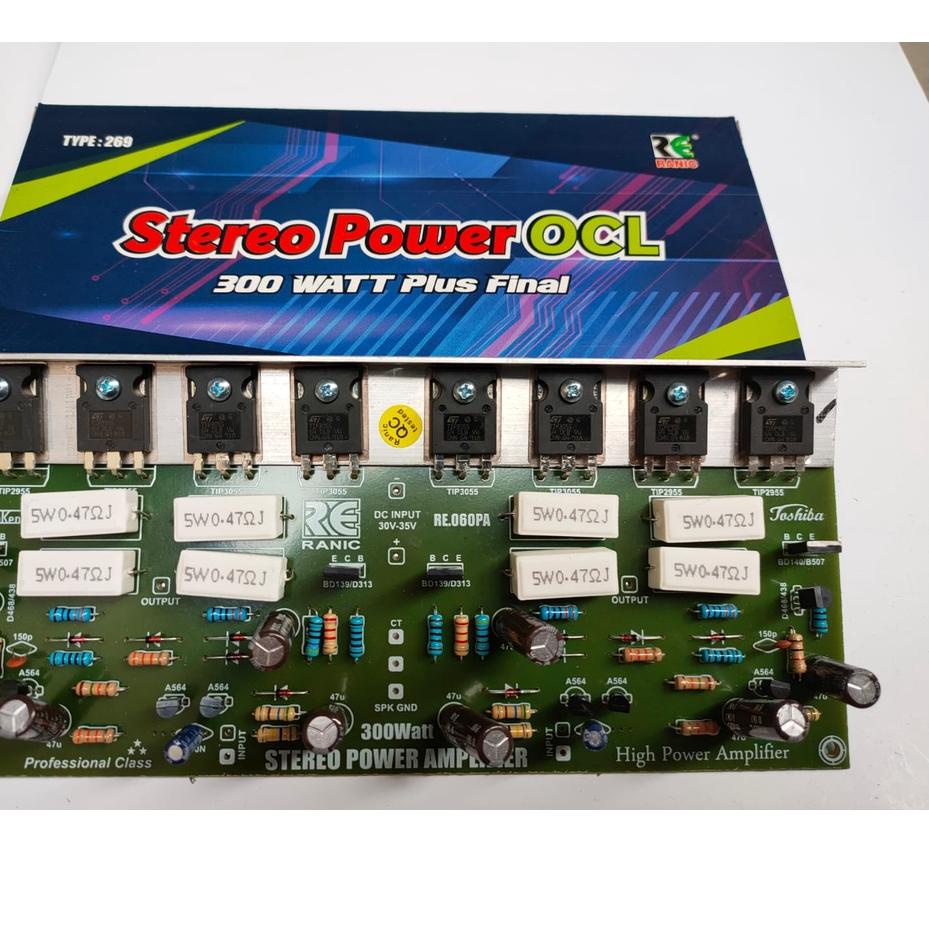 ✲ Kit Power Amplifier OCL 300W stereo ✦