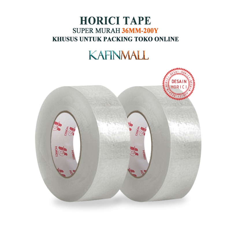 MEREK HORICI MURAH SUPER CLEAR 36mmx200Y LAKBAN BENING HORICI TAPE