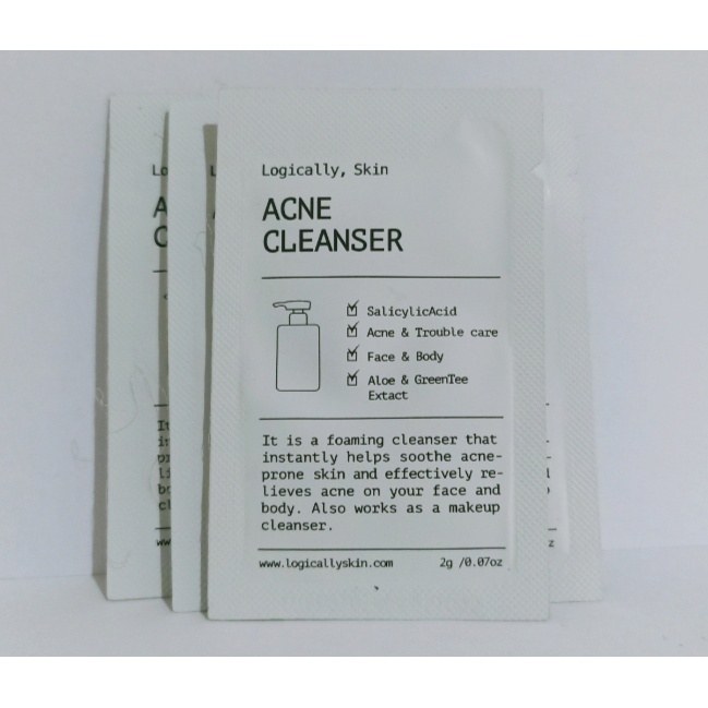 Logically, skin sample sachet 2g