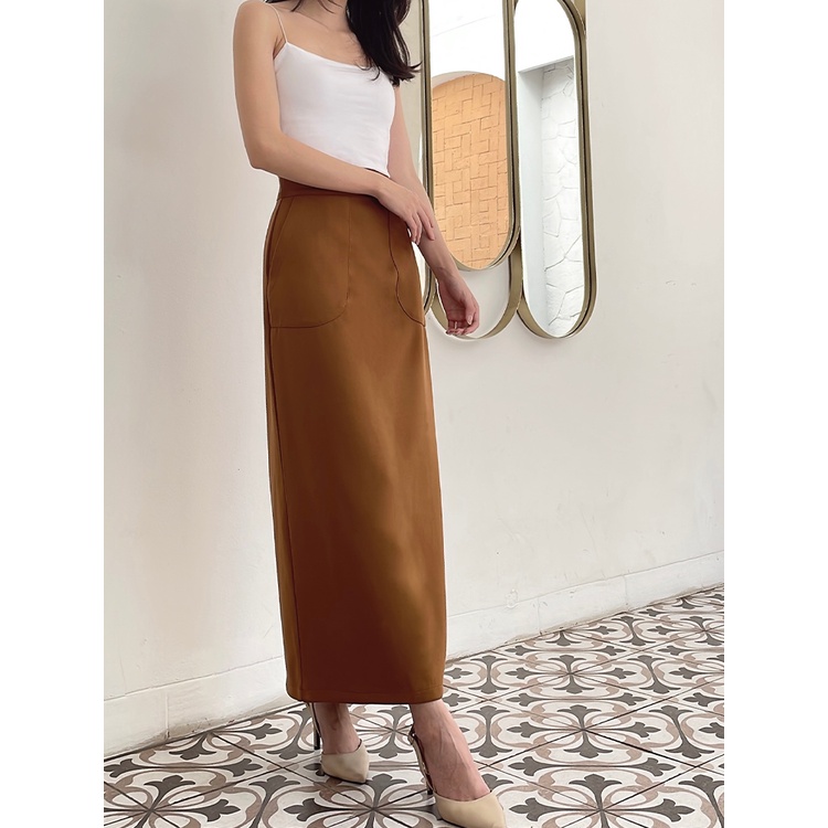 Kadaka B-0190 Maxi Skirt Rok Panjang Wanita Korean Style