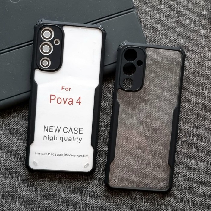 TECNO POVA 4 PRO POVA 4 POVA NEO 2 POVA 2 SPARK GO 2023 SPARK 6 GO CASE HARDCASE FUZE BENING CLEAR SHOCKPROOF IPAKY BENING CASING PROTECT CAMERA COVER PELINDUNG KAMERA