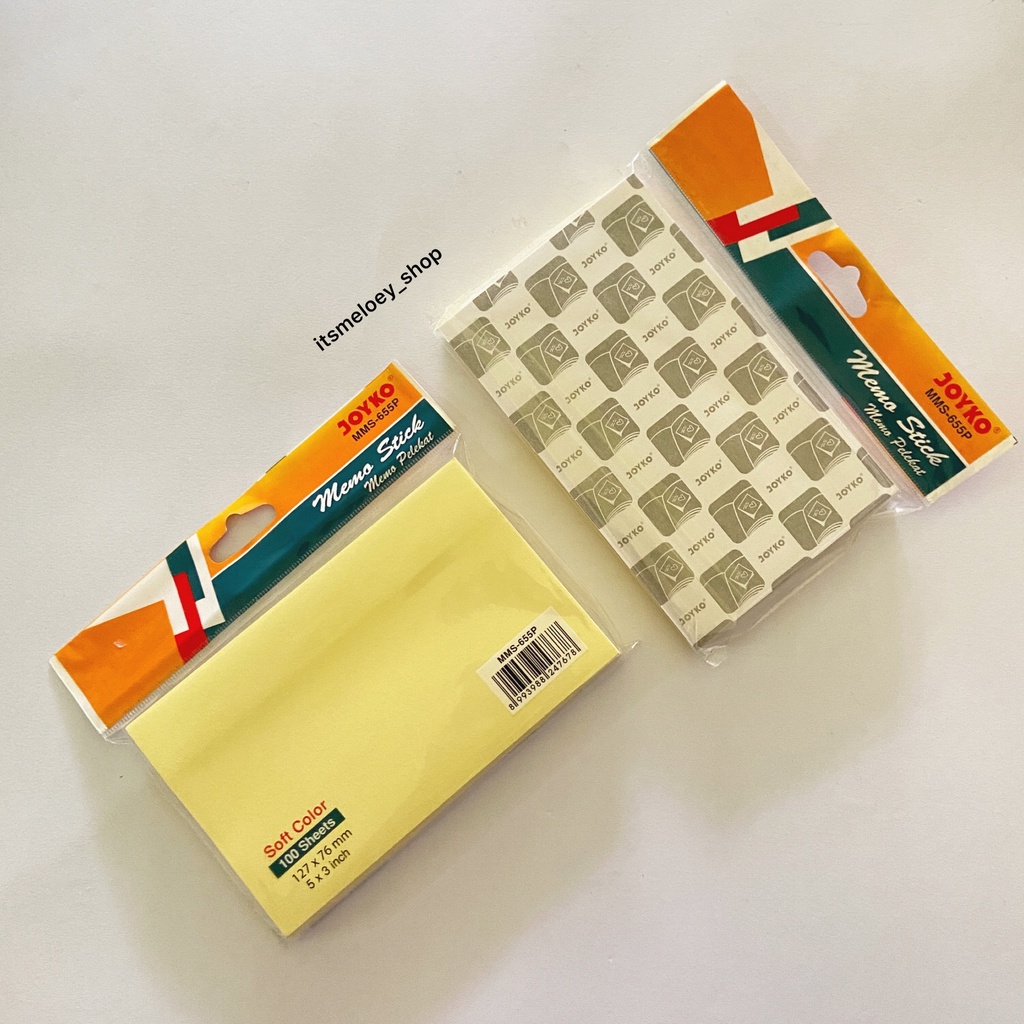 

Memo Stick Kertas Memo Tempel Sticky Note Joyko Soft Color MMS-655P