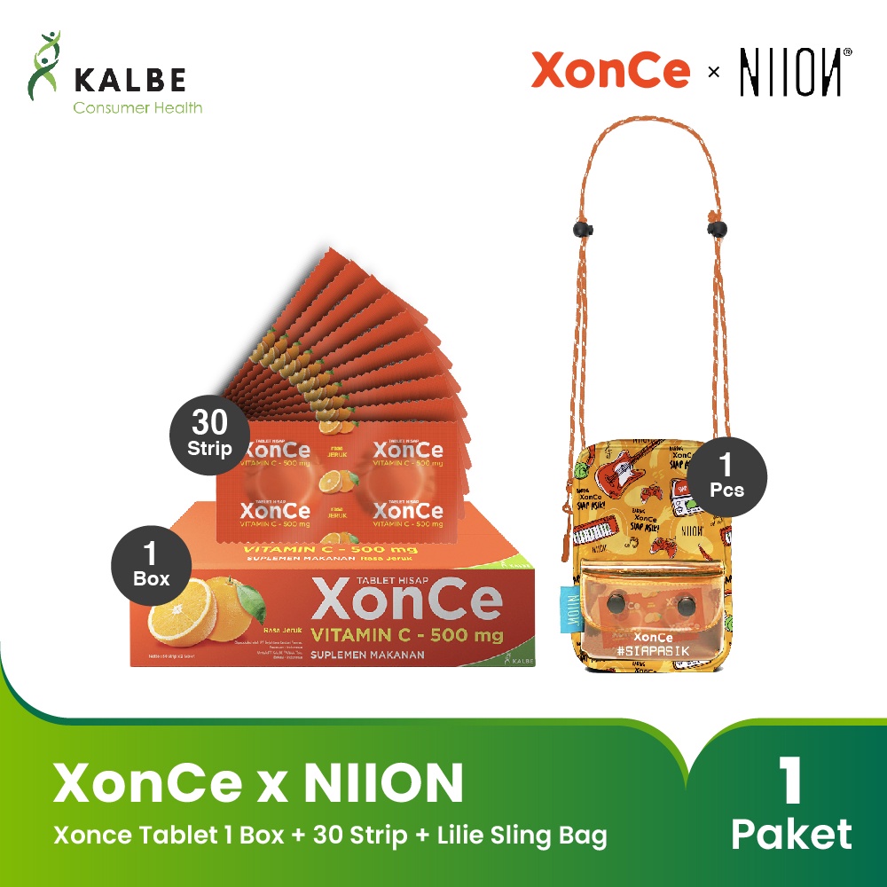 XonCe x Niion - Paket 1 Box FREE Lilie Sling Bag