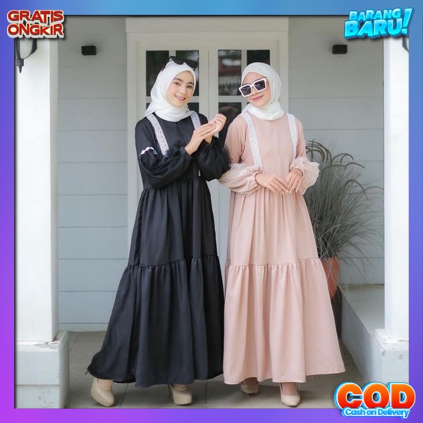 Buju Gamid Maxi Dress Juba Dris Ukuran S M L Lx Xxl Xxxl Jumbo Pakean Dres Simpel Elegan Ghamis Dere