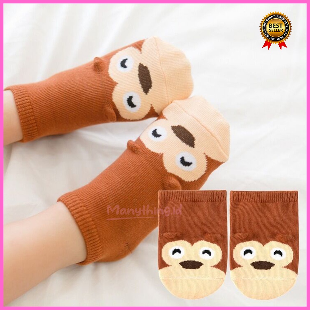 Kaos kaki bayi / kaos kaki anak / kaos kaki anti slip CUTE ANIMAL / baby socks / Kaos Kaki Penghangat / Karakter Lucu / Warna Warni / Kaos Kaki Import