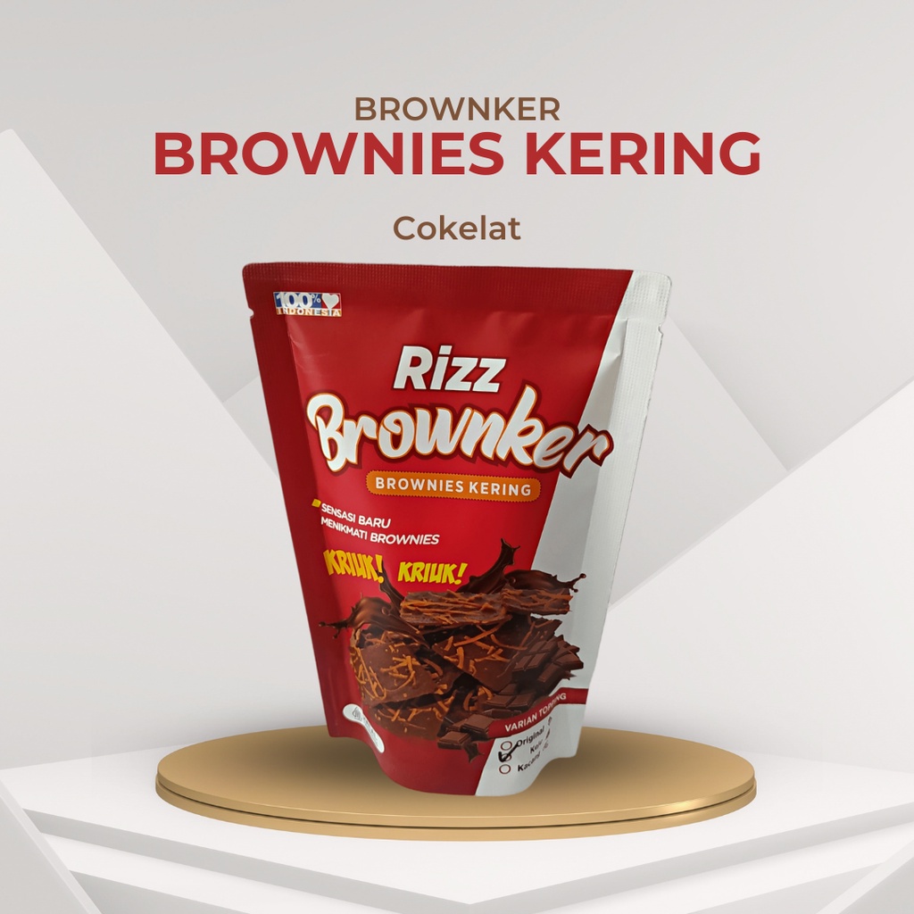 

brownies kering RIZZ BROWNKER asli Purbalingga