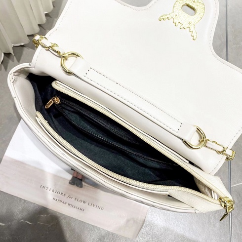 BJ32203 (2IN1) - BLACK/WHITE - TAS WANITA FASHION IMPORT MODIS ELEGAN TERMURAH TERLARIS TERBARU BAGSTORE JAKARTA TAS BATAM LT2203 EL5616