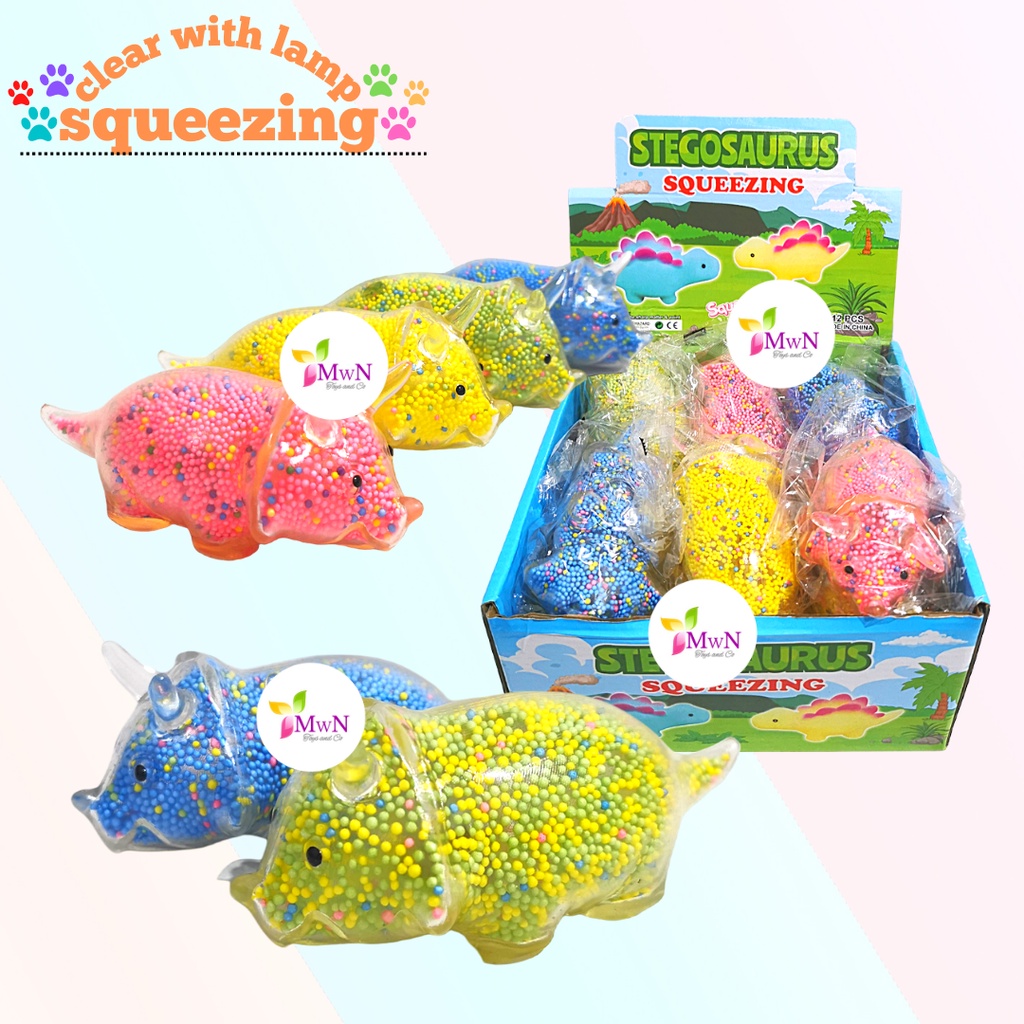 MWN Mainan Squishy Bening Animal Lampu/ Mainan Squishy Anti stress
