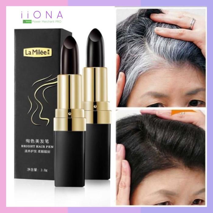 Lipstik Pewarna Rambut Uban / Semir Rambut Hitam Coklat BT-301