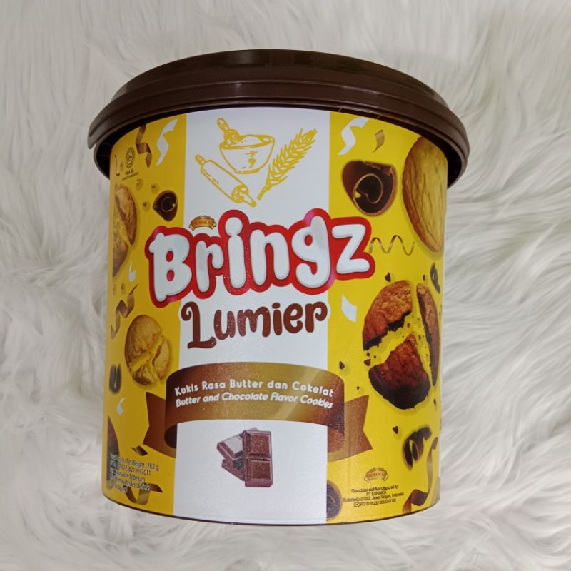 

Bringz Lumier Kukis Rasa Butter dan Cokelat kemasan kaleng 282gr