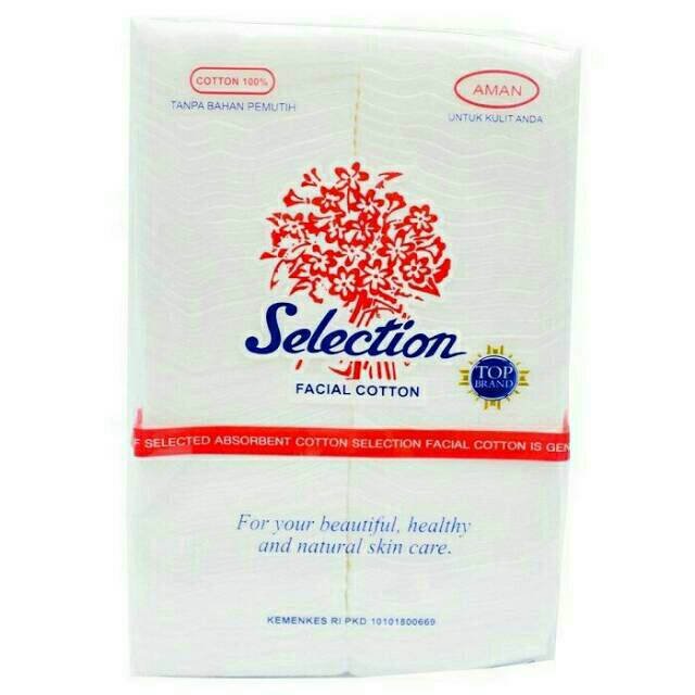 KAPAS WAJAH SELECTION 35GR / 75 GR/  SELECTION FACIAL COTTON