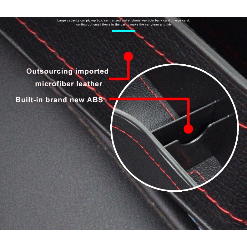 Car Seat Gap Organizer Storage Box Penyimpanan Tempat Rak Jok Selipan Sekat Kursi Mobil Kanan Kiri Cup Holder