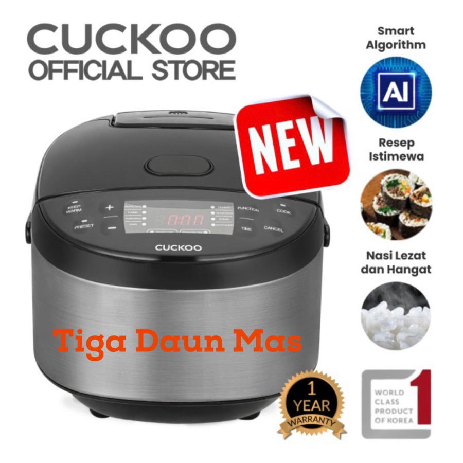 Digital Rice Cooker Cuckoo 1L CR-0680F Cuckoo Digital Rice Cooker