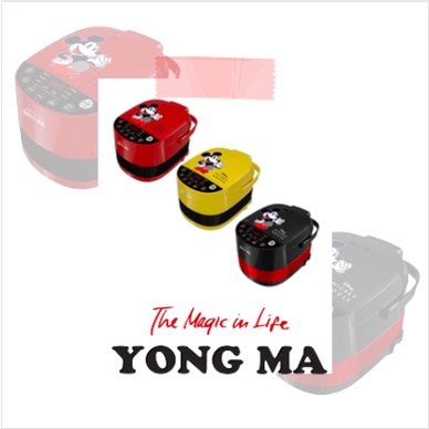 Yongma SMC7057D Magic Com 2 Liter Digital Gold Ceramic Disney