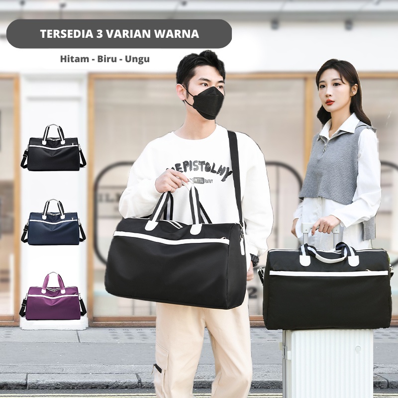 Highland Tas Travel Pria Wanita Travel Bag Duffel Fitness Gym Bag tas mudik waterproof Tas Travelling Lipat Koper Besar TTB107